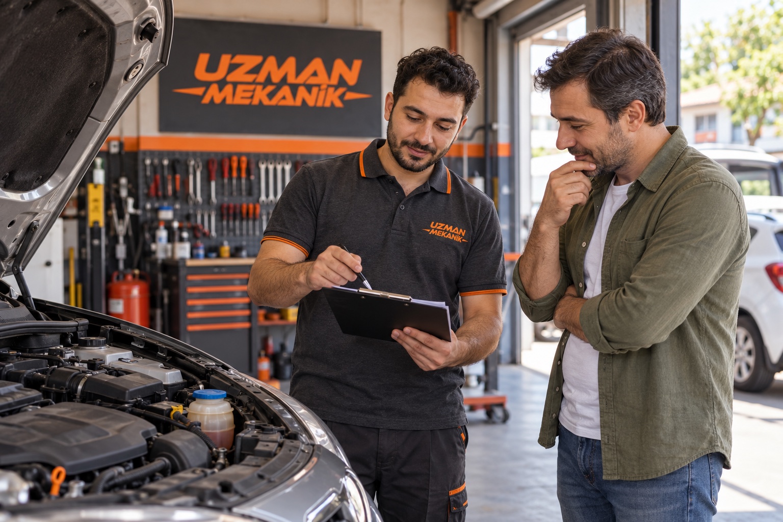 Uzman Mekanik Müşteri Bilgilendirme ve Servis Alanı